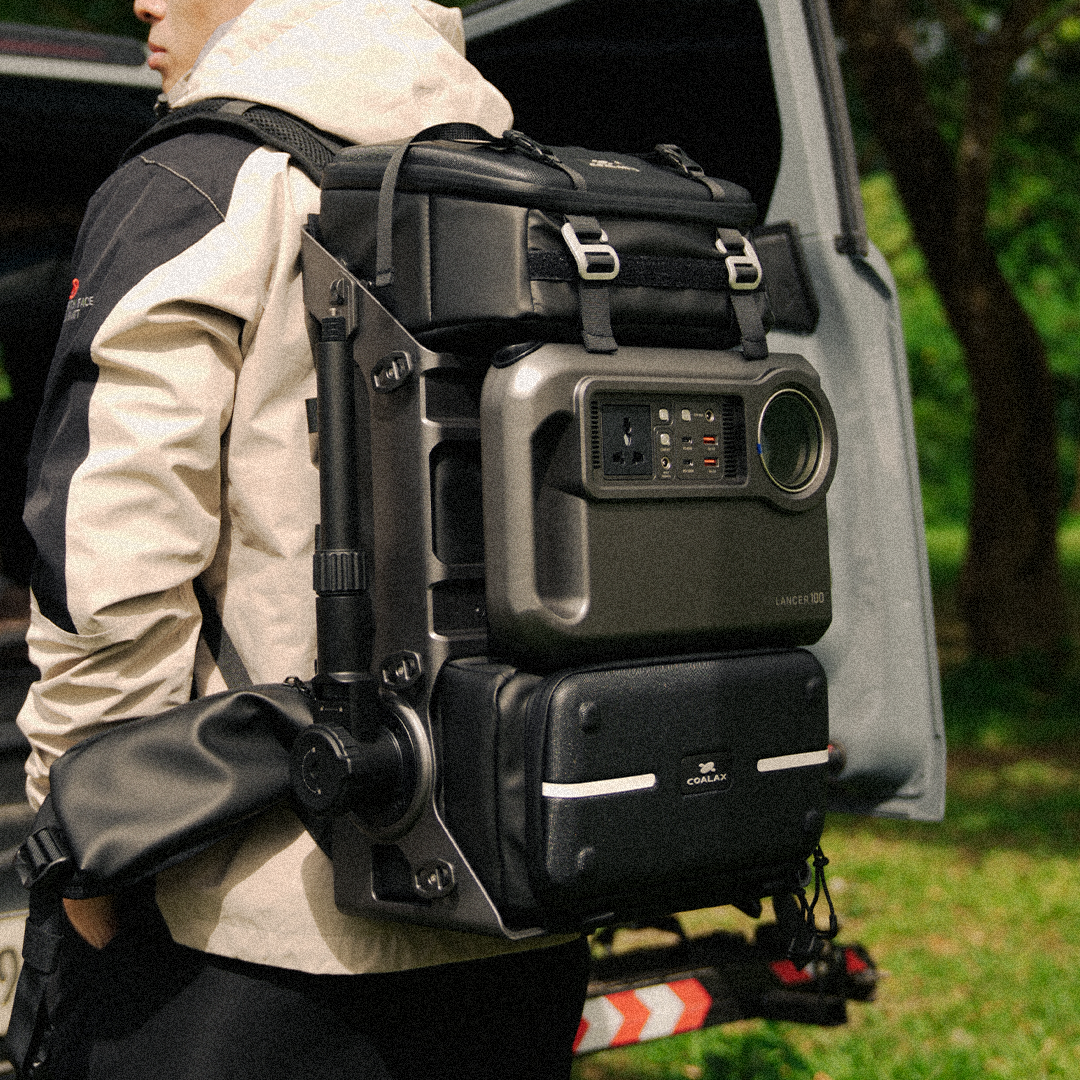 Lancer 100 TSA Compliant Travel Camera Backpack with 100W Power Station