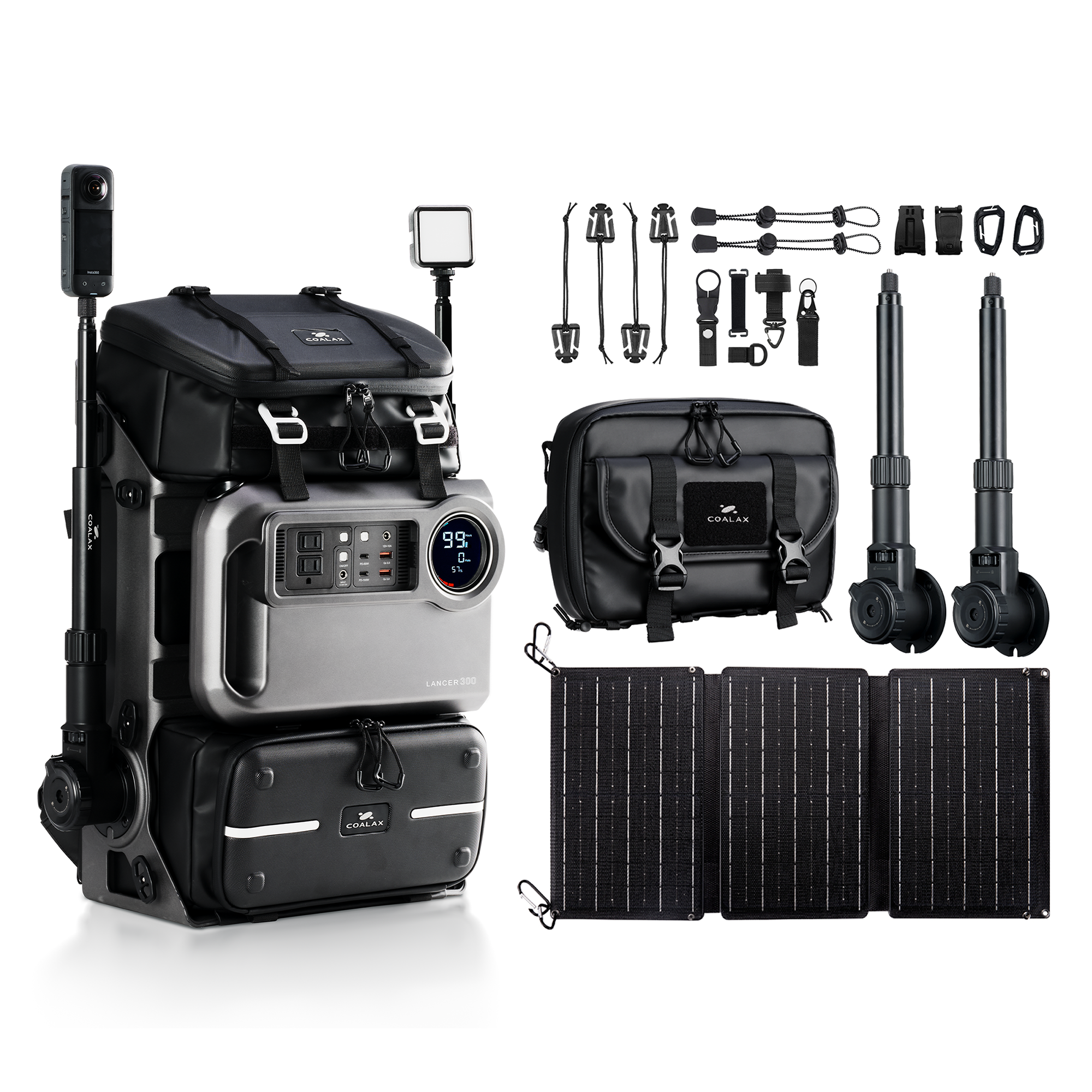 Coalax Lancer 300 Power Backpack Combo Package