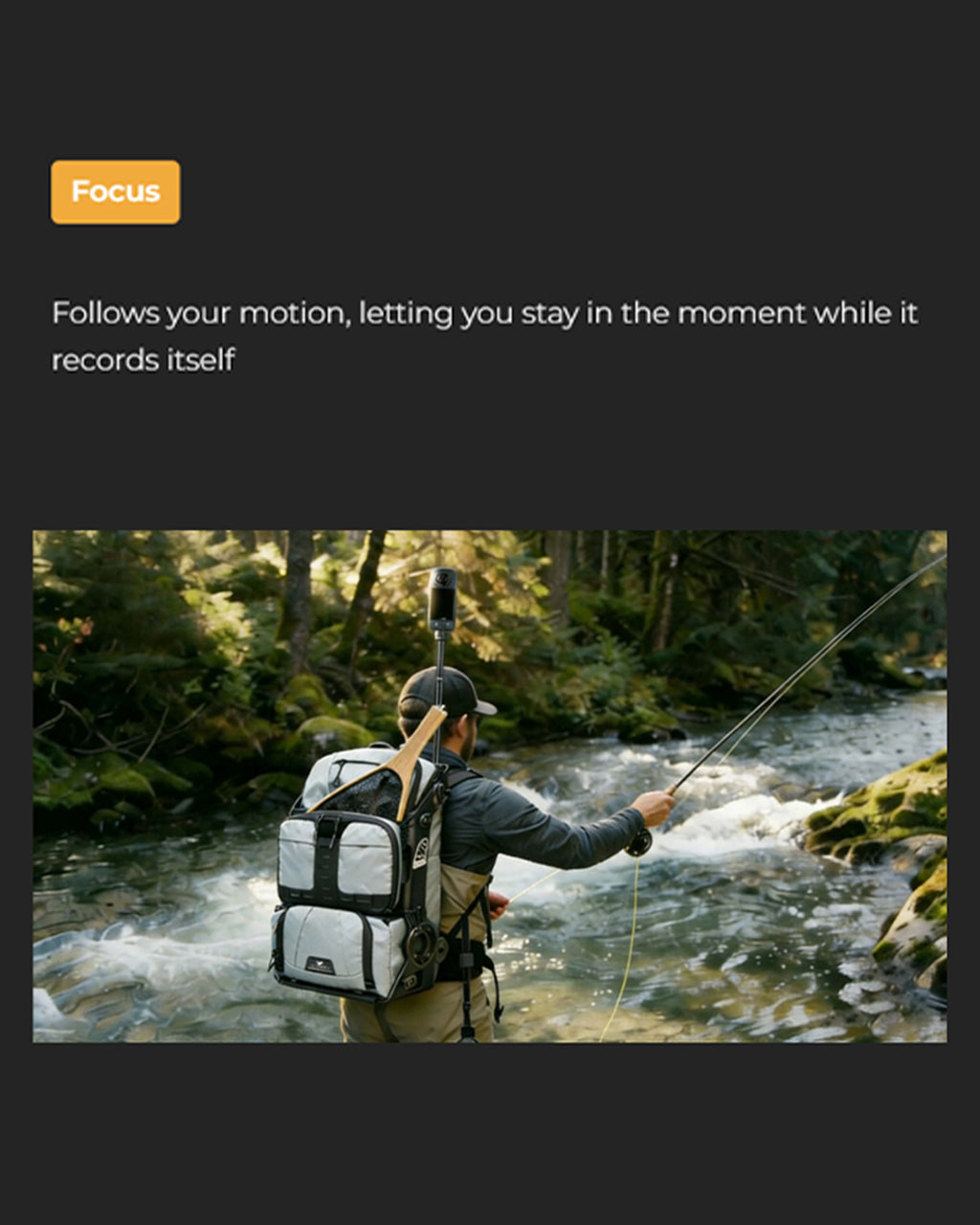 Coalax Ranger Outdoor Selfie Backpack for Hands-Free Vlogging Creators