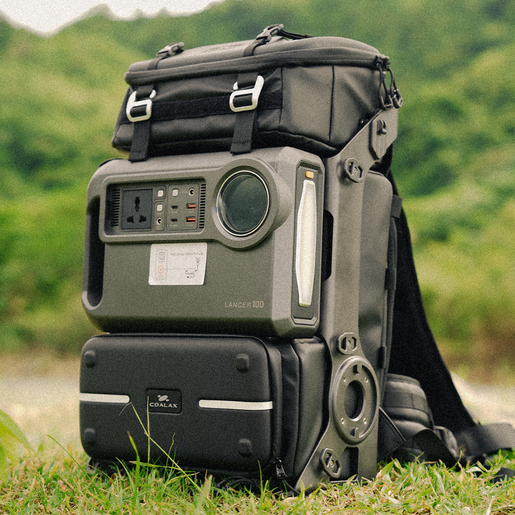 Coalax Lancer 100 TSA Compliant Travel Camera Backpack with 100W Power Station