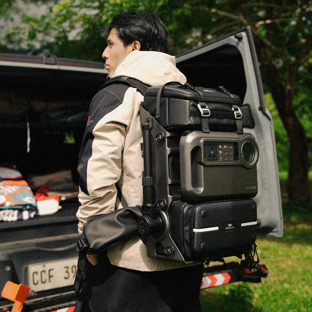 Coalax Lancer 100 TSA Compliant Travel Camera Backpack with 100W Power Station